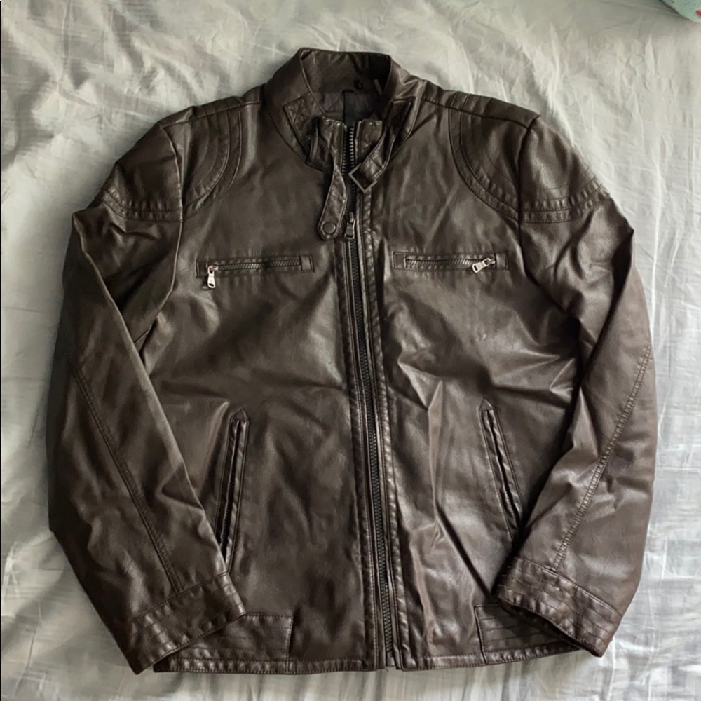 Leather jacket
